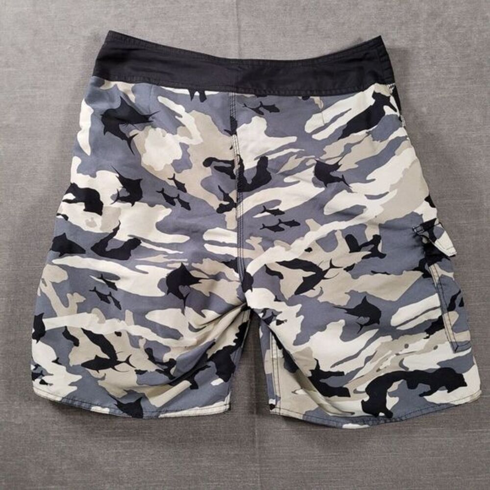 Pelagic Board Shorts Fishing Camo Camouflage Mens Size 32 - Picture 7 of 7